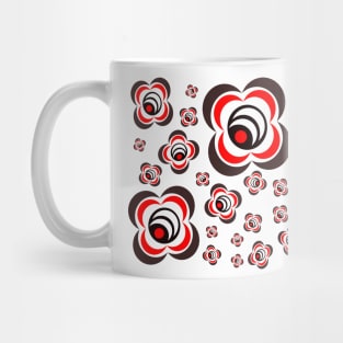 Geometric flower shaped pattern Mug